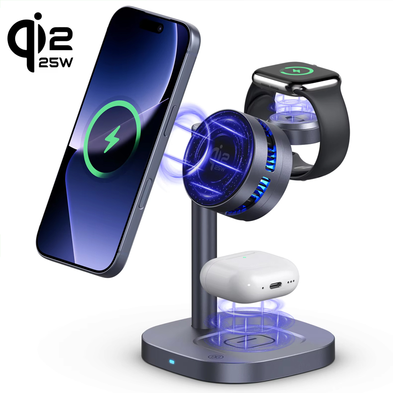 Wireless Charger Watch - ICE Cooling Qi2.2 25W 3 in