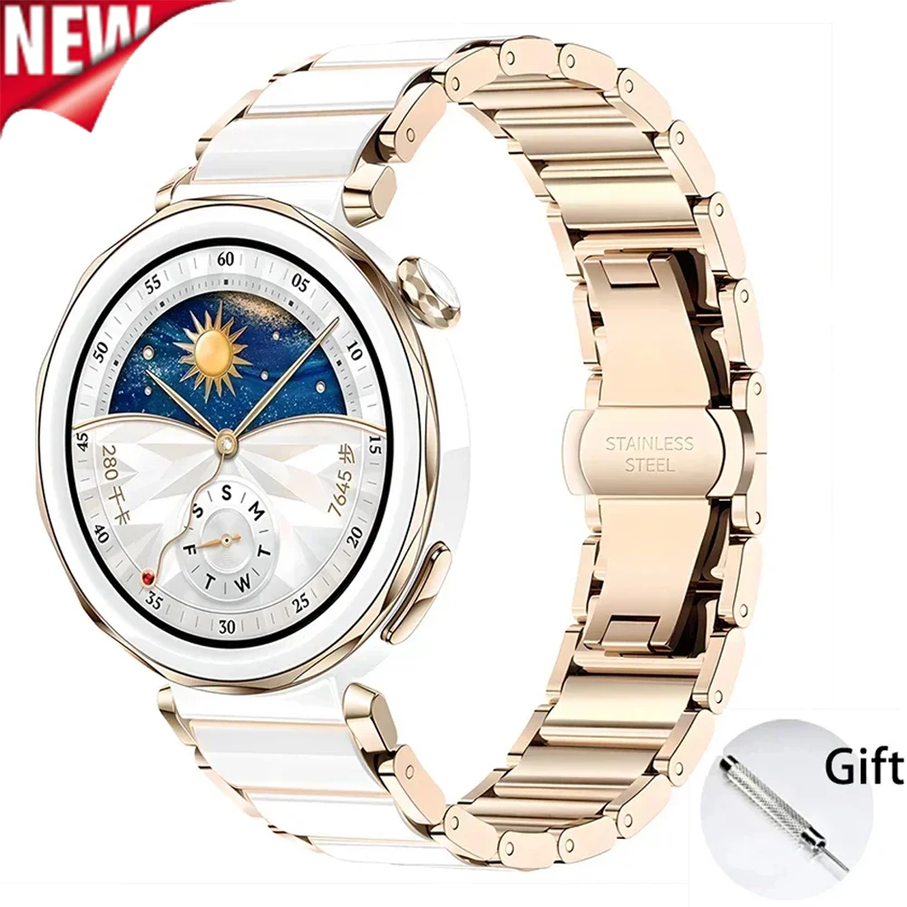 Ceramic Link Bracelet - Ceramic Watch Strap for Huawei Watch