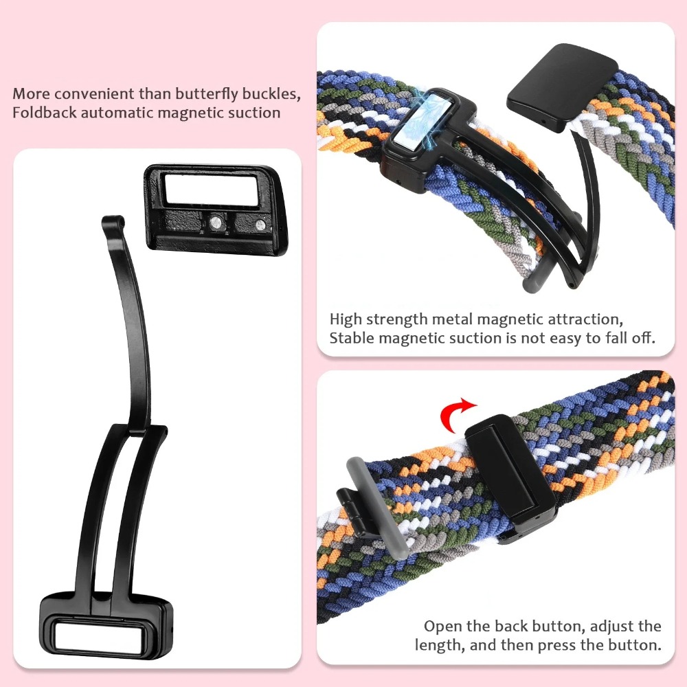 Adjustable Magnetic Braided So - Solo Loop Strap ulasan dan harga