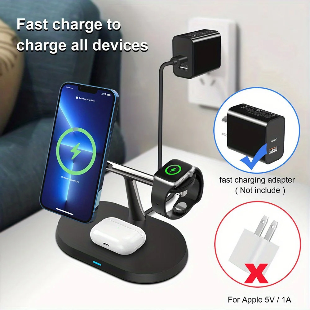 3 in 1 Magnetic Wireless Charg - Watch Charger Cable ulasan dan harga