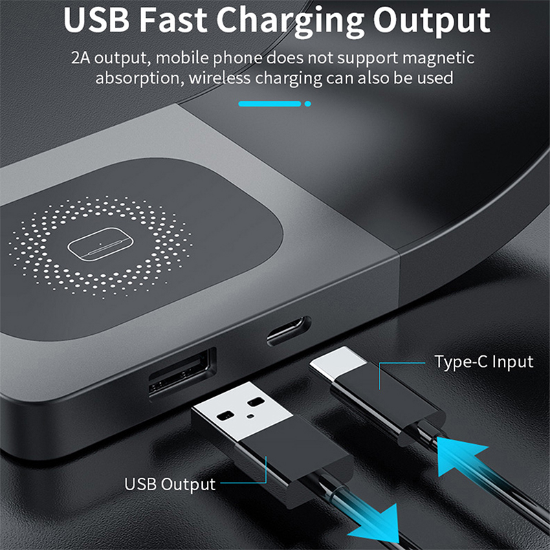 Metal Shell 4 in 1 Wireless Ch - Wireless Charger Watch ulasan dan harga