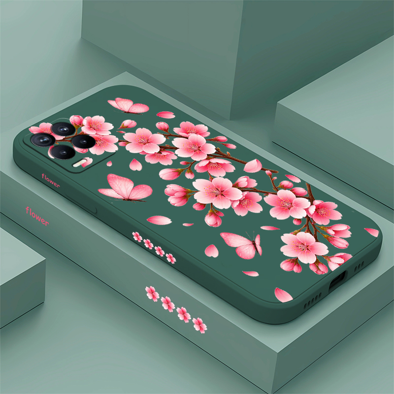 Pink Flower Print Phone Case F - Realme Note 50 ulasan dan harga