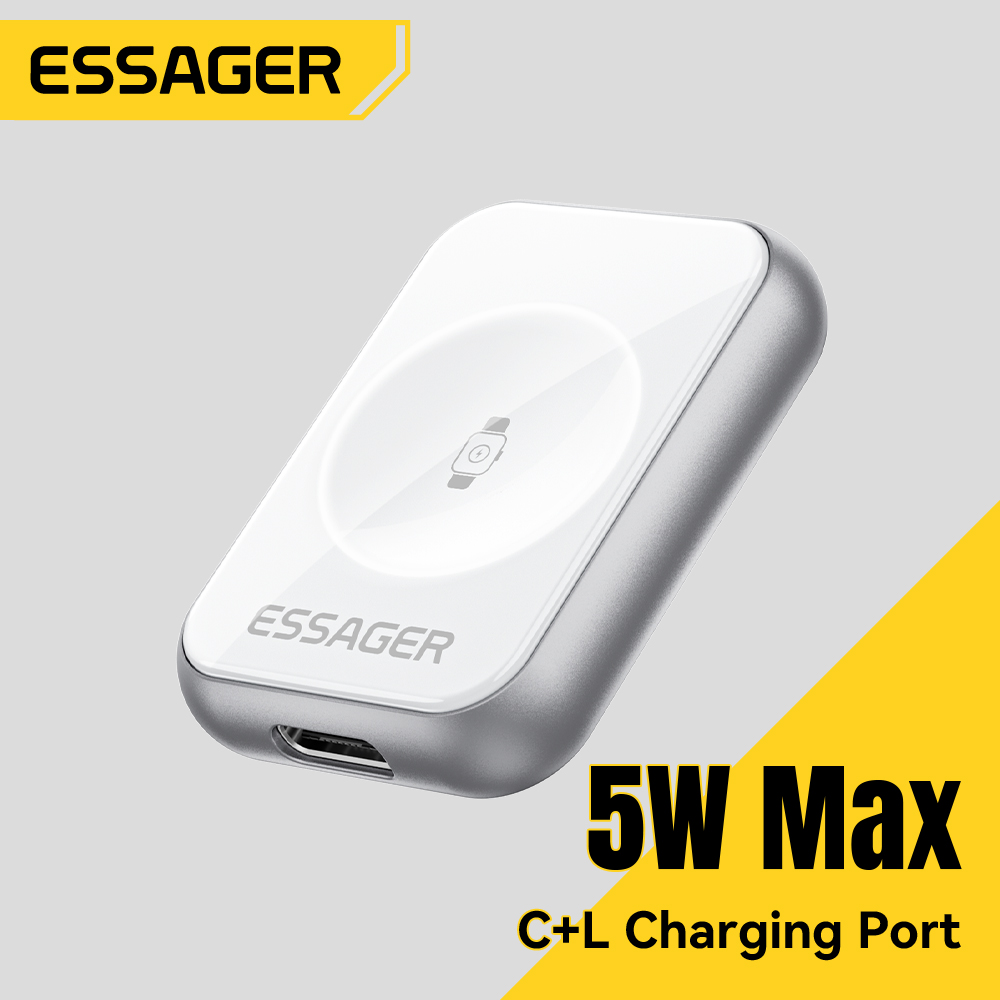 Essager 5W Magnetic Wireless C - Watch Charger Cable ulasan dan harga