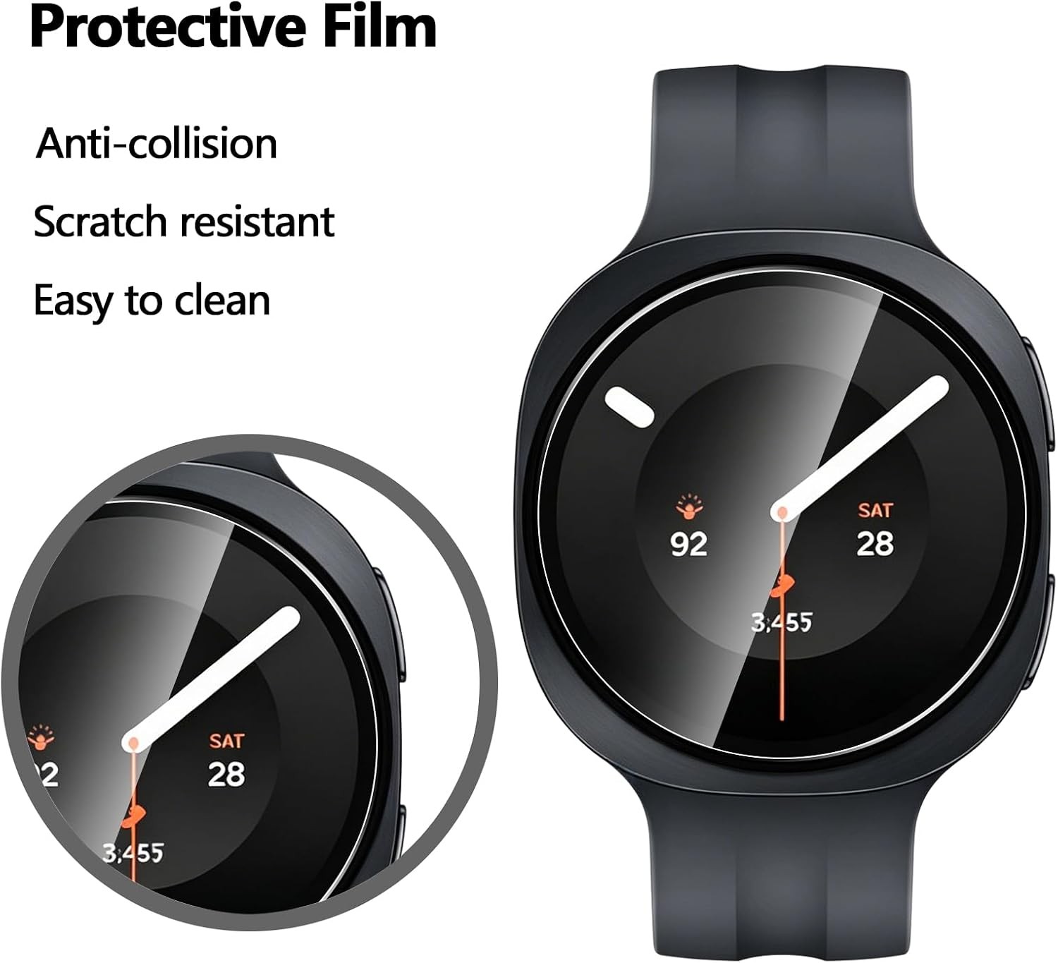 5 Pcs HD Tempered Glass For Sa - Accessories For Galaxy Watch 5 ulasan dan harga