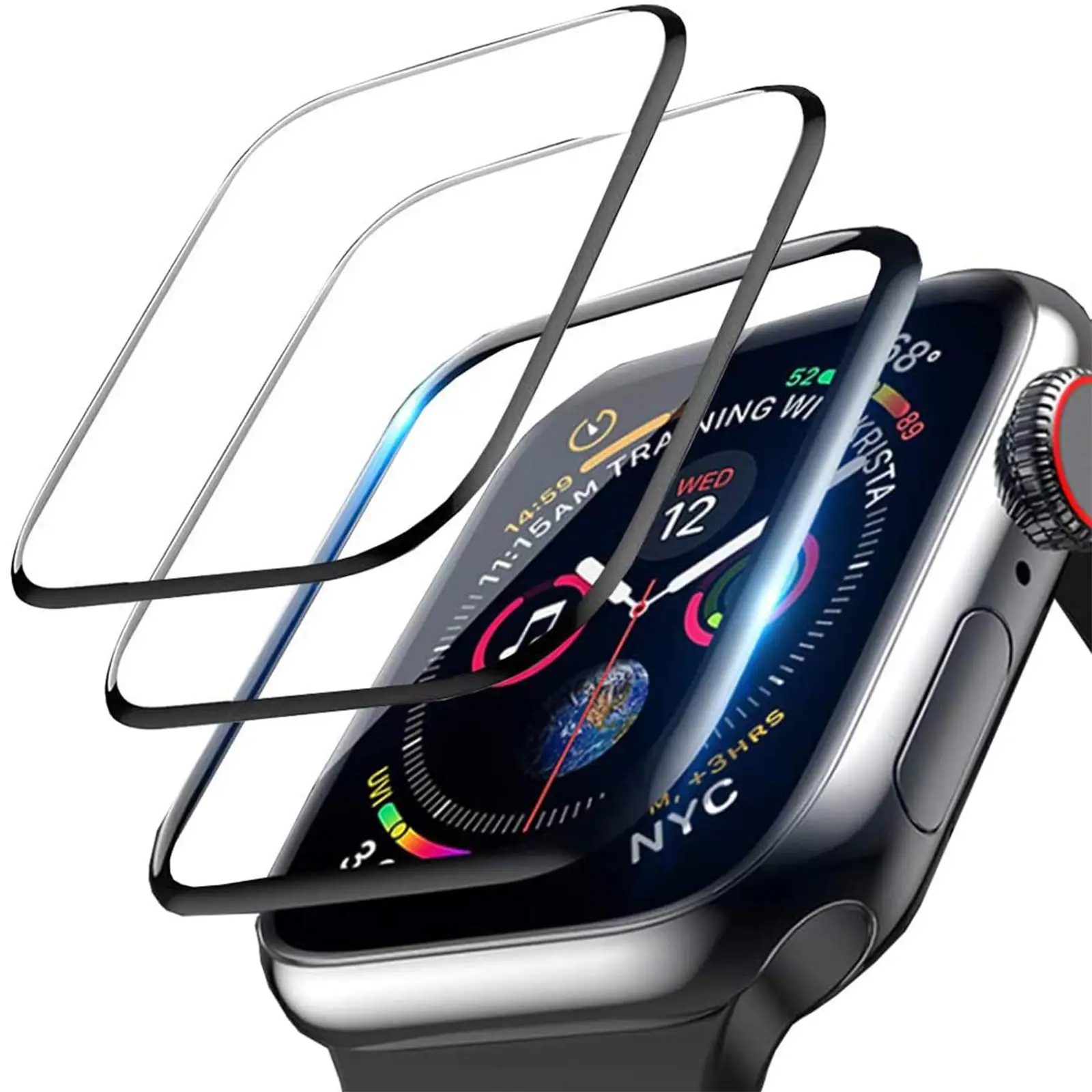 3D Tempered Glass For Apple Wa - Smartwatch Watch Accessories ulasan dan harga