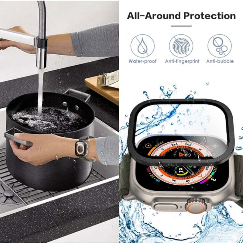 Tempered Glass Screen Protecto - Watch Case Bumper ulasan dan harga