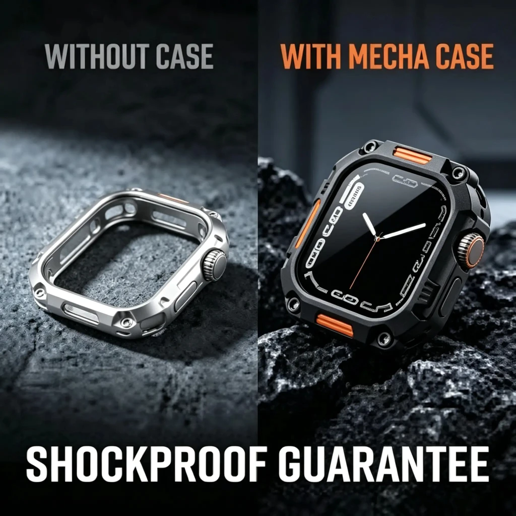 VWAR Zinc Alloy Metal Armor Ca - Watch Case Bumper ulasan dan harga