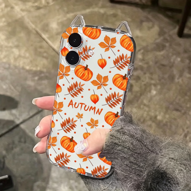 Autumn Pumpkin Falling Leaves  - Apple Iphone 15 Pro Max ulasan dan harga