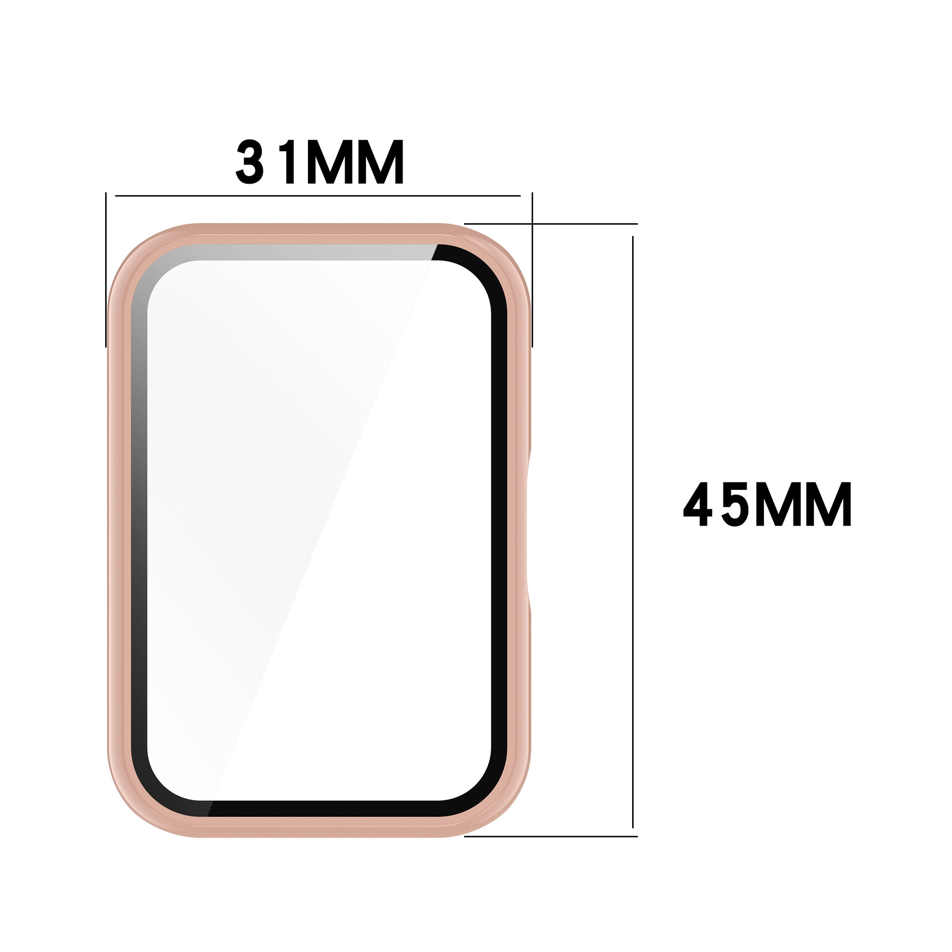 Glass+Case For Samsung Galaxy  - Samsung Smartwatch Accessories ulasan dan harga