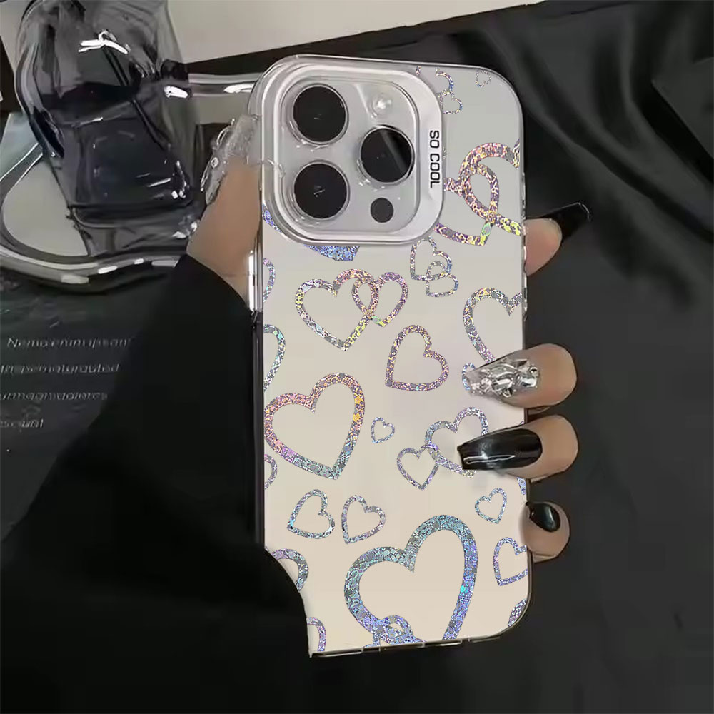 Colorful Heart Print Case For  - Apple Iphone 15 Pro Max ulasan dan harga