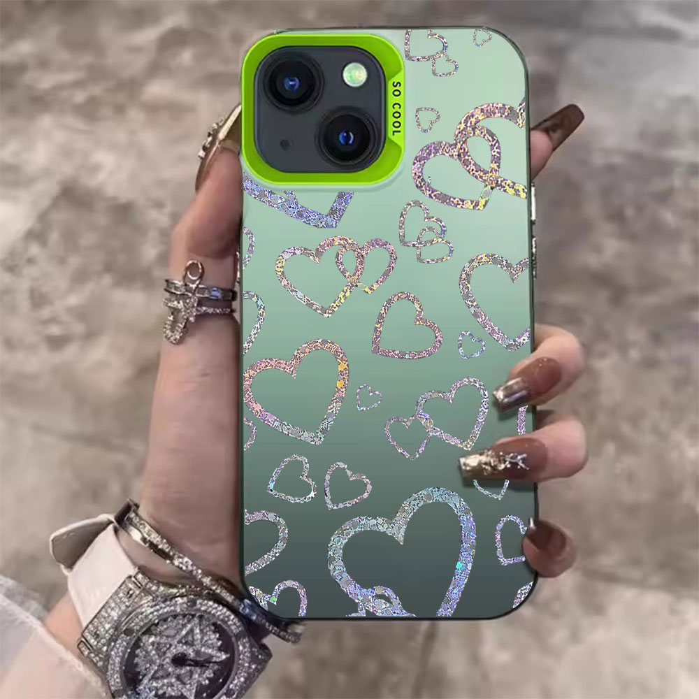 Colorful Heart Print Case For  - Apple Iphone 15 Pro Max ulasan dan harga