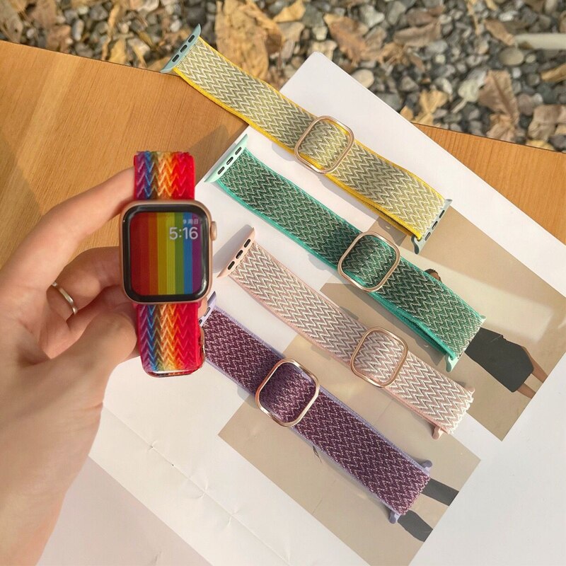 Elastic Shiny Strap for Apple  - Solo Loop Strap ulasan dan harga