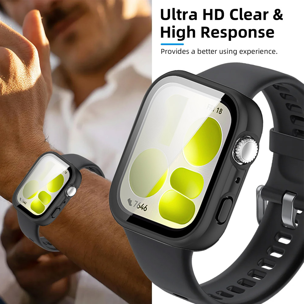HD Glass+PC Case For Huawei Wa - Huawei Smartwatch Accessories ulasan dan harga