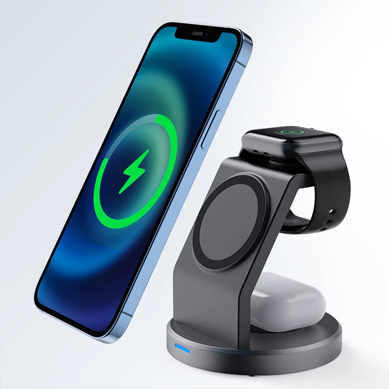 3 In 1 Wireless Charger Stand  - Watch Charger Cable ulasan dan harga