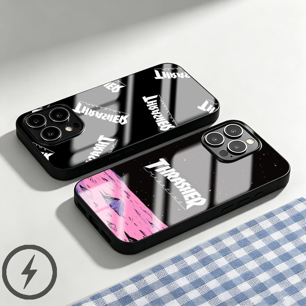 Brand THRASHER Phone Case For  - Screen Protector Film ulasan dan harga