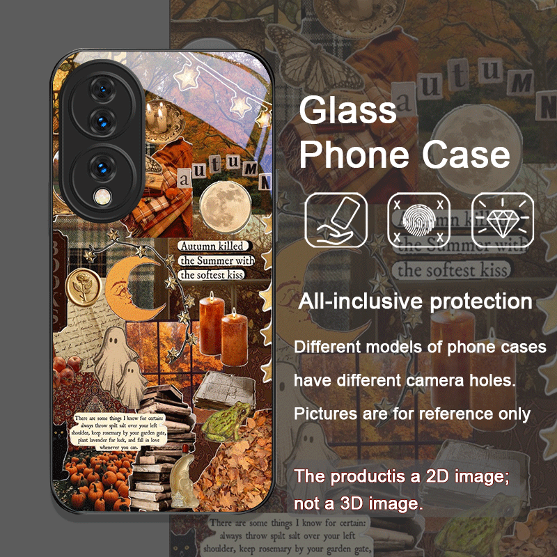Retro Autumn Leaves Pumpkin Pl - Huawei Nova 12 ulasan dan harga