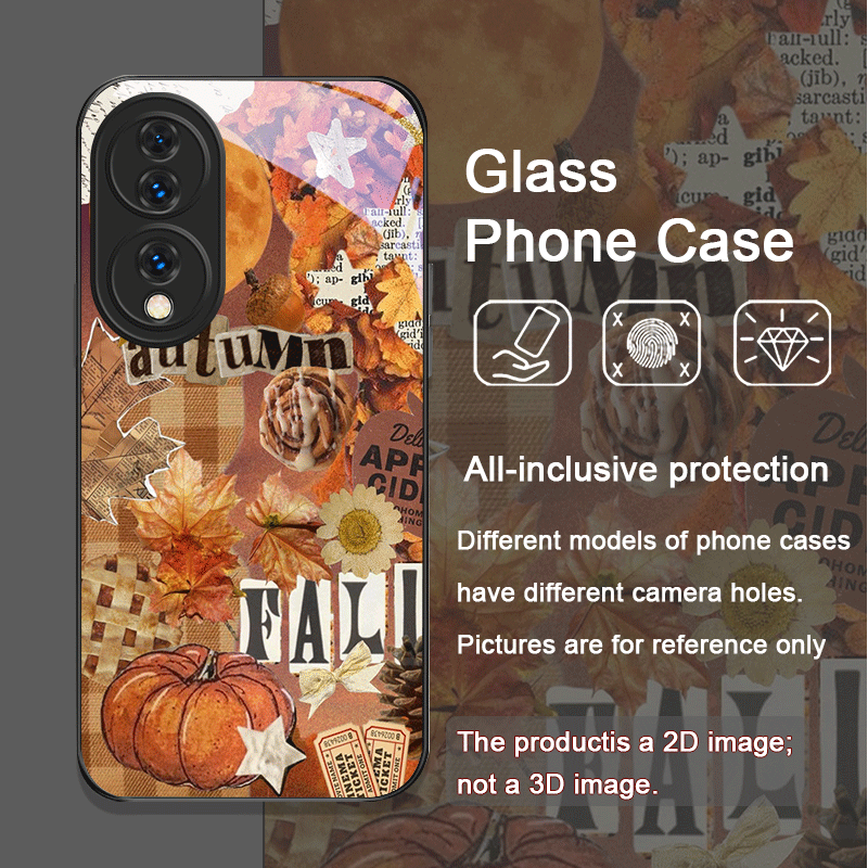 Retro Autumn Leaves Pumpkin Pl - Huawei Nova 12 ulasan dan harga