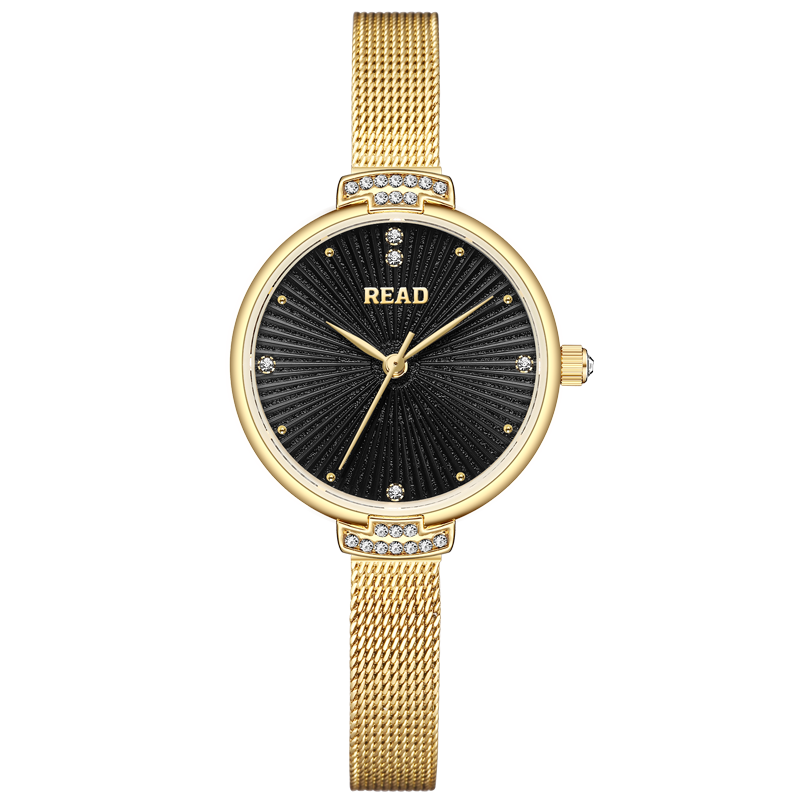 READ Women Quartz Watch | Blac - Stainless Mesh Band ulasan dan harga