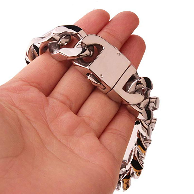 20MM Heavy Punk Retro Cuban Cu - Ceramic Link Bracelet ulasan dan harga