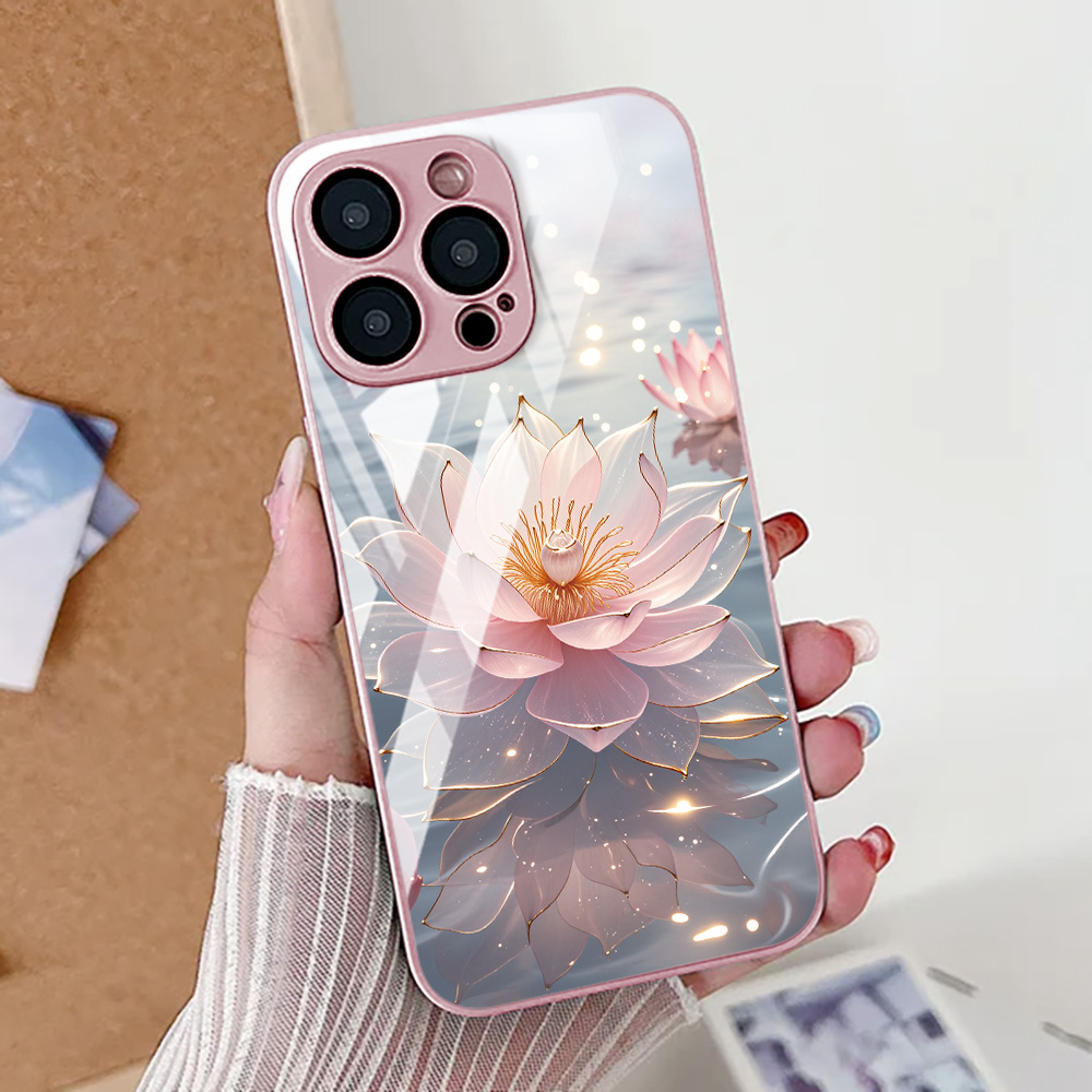 Lotus Flower Phone Case For iP - Screen Protector Film ulasan dan harga