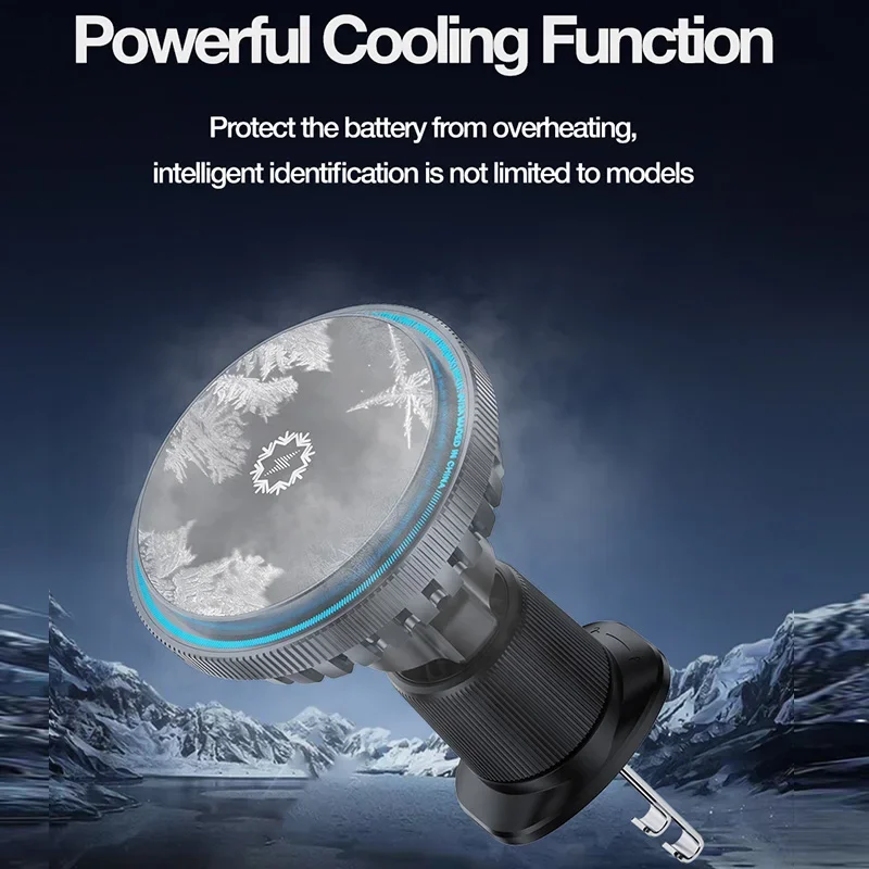 Ice Cooling Magnetic Car Wirel - Watch Charger Cable ulasan dan harga